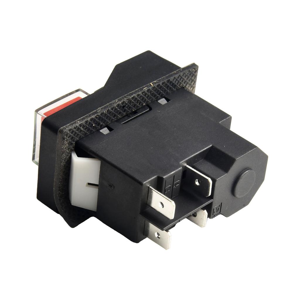 Accidental Power Failure KJD17 Electromagnetic Switch Electromagnetic Button Switch Metal + ABS Rated Voltage 220V