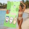 Customizable personalized beach towels Chiikawa themed designs.Suitable for the beach, yoga, sports;ideal as beach accessories
