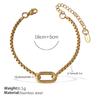 Personalized Natural Stone Pearl Love Hollow Bracelet Versatile Oil Drop Red Pepper Stainless Steel Croissant Bracelet