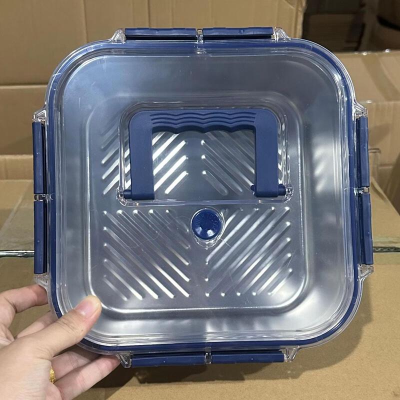 ZISIZ 3000ML Portable 2-Layer Lunch Box