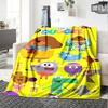 Hey Duggee Theme Printed Blanket - Perfect for Couch, Bed, Travel & Outdoor Use | Machine Washable, Cozy & Durable.