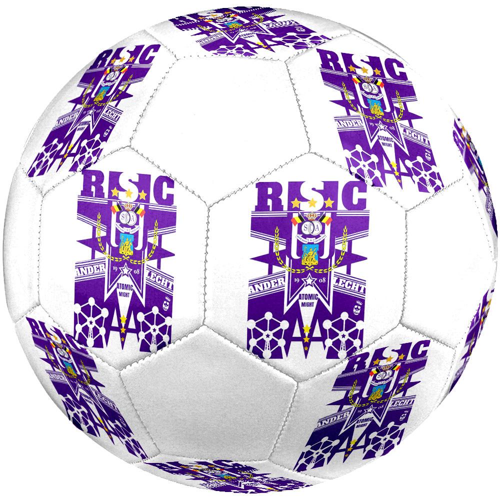 RSC Anderlecht Fußball Größe 5, Maschinengenähtes PVC, Langlebig & Hoher Rückprall, Für Alle Altersgruppen, Fanartikel, Spiele & Außenbereich.