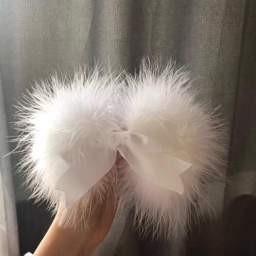 Super Feenfeder Haarspange: Koreanischer weißer Hanfu & Mori-Stil-Accessoire