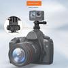 Rotatable Action Camera Cold Shoe Mount With 1/4 Screw Hole For Stabilizers Monopods And Outdoor Photography Equipment