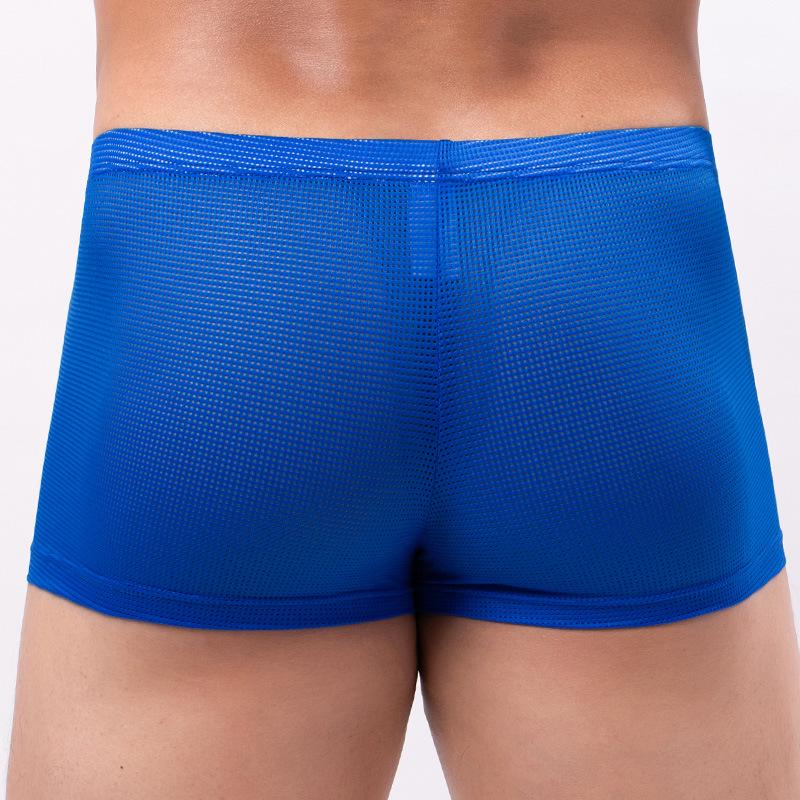 Ademende Nylon Boxer Briefs voor Mannen in de Zomer: Modieus, Comfortabel, Sexy, Middelhoge Taille, High-End Zacht C2-12
