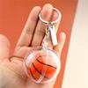Authentic Basketball Shaped Acrylic Keychain Large Fashionable Accessory For Sports Gears Enthusiasts And Casual Style