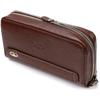 Geräumige Herren-Clutch aus echtem Leder KARYA 21948 Dunkelbraun