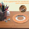 Circle Drawing Tool Stainless Steel Circular Measuring Tools Rotatable Round Drawing Tools Multi-functional Plotter for Engineer