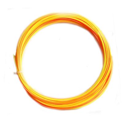 Elastische bunte Regenbogen-Badmintonbesaitung Bunte 0,73 mm Badminton-Schlägerbesaitung Verschiedene Farben Langlebige bunte Schlägerleine
