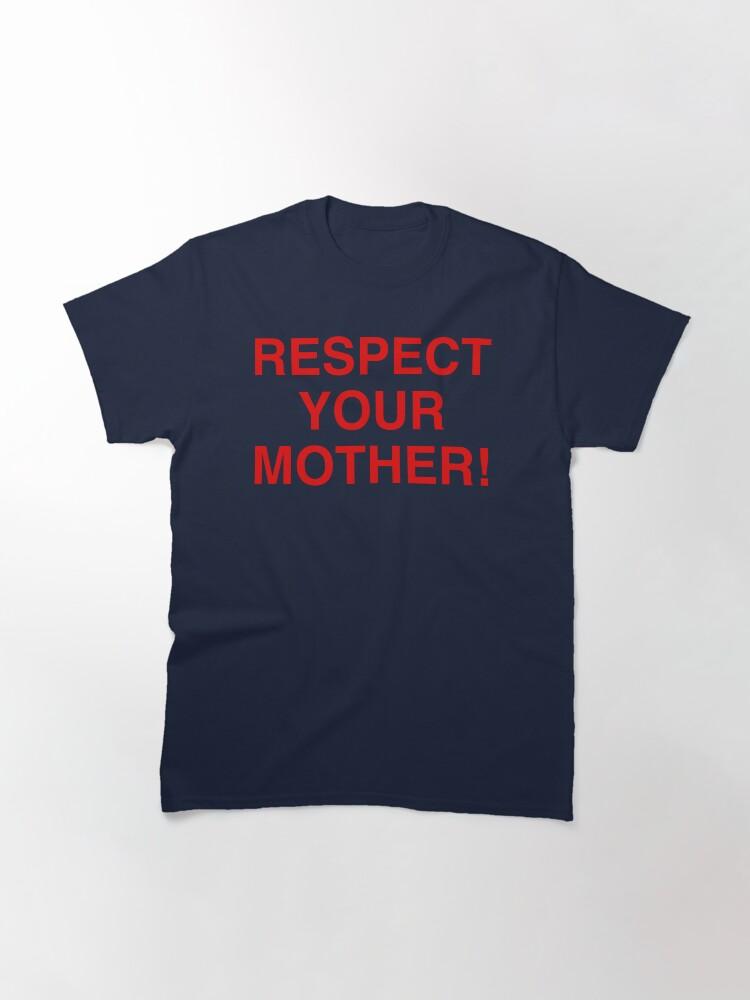 Červené tričko Harry Styles Red Classic s nápisem Respect Your Mother