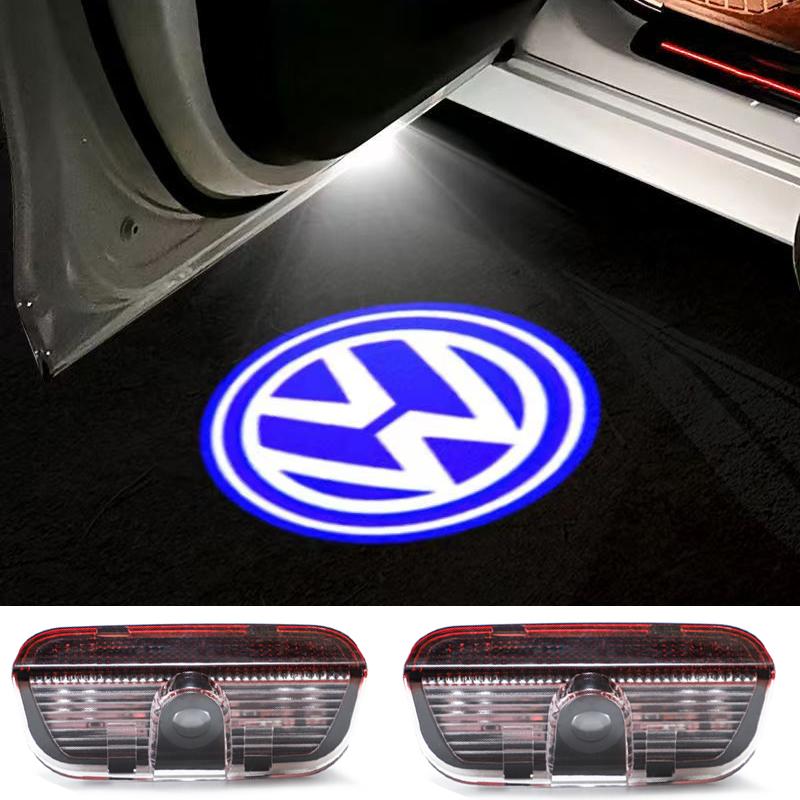 

Для VW VOLKSWAGEN Нові 2 шт. Бездротовий HD Ліхтар підсвічування дверей Автомобільний Проектор Двері Привітальний Світло Для Volkswagen VW RLine R Golf Amarok T5 P
