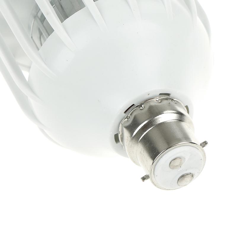 Led Bulb E27/B22 15W Anti-Mosquito Insect Zapper Flying Moths Killer Light Lamp