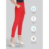 Lyra Women Solid Premium Cotton Kurtipant | Mid-Waist | Fashionwear