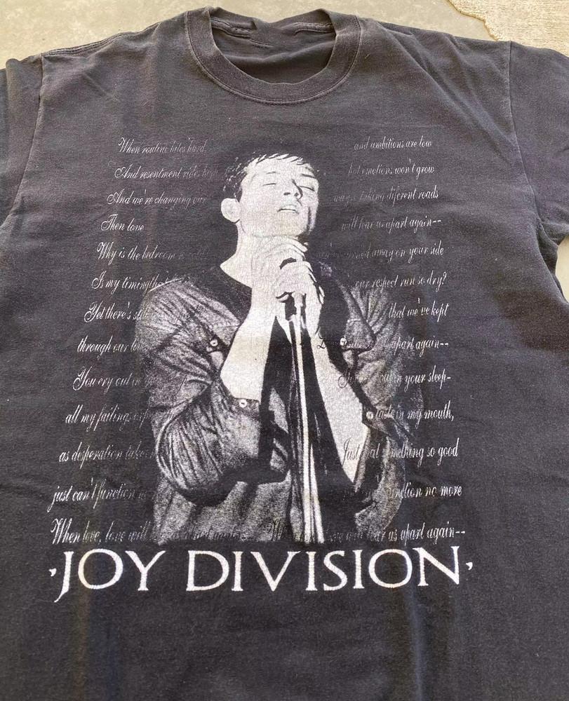 Ian Curtis Live Joy Division Shirt Black Classic Unisex S-5XL 1H0143 Unisex T-Shirt S