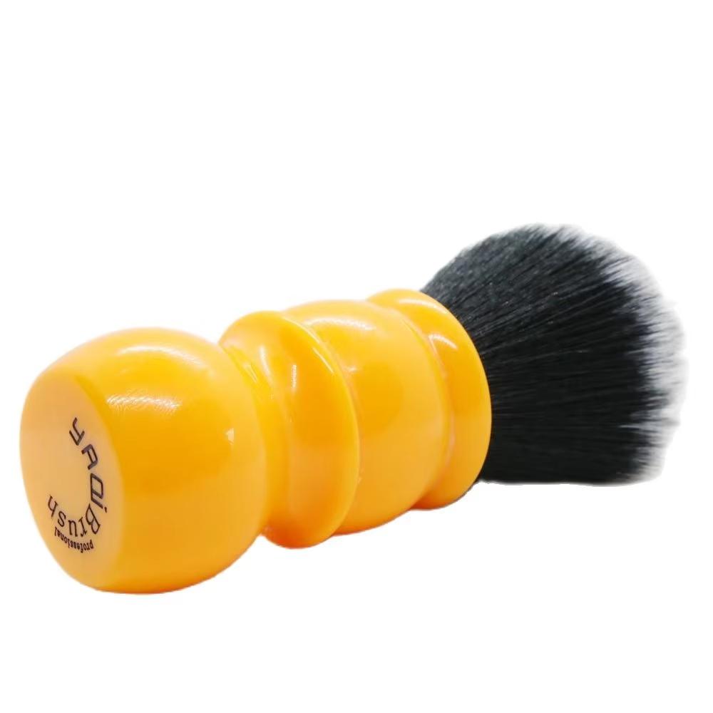 Yaqi 24MM Shaving Brushes And Sandalwood Shaving Soap Orange Handle Oft Synthetic Hair Good Tuxedo Knot Shave Brush