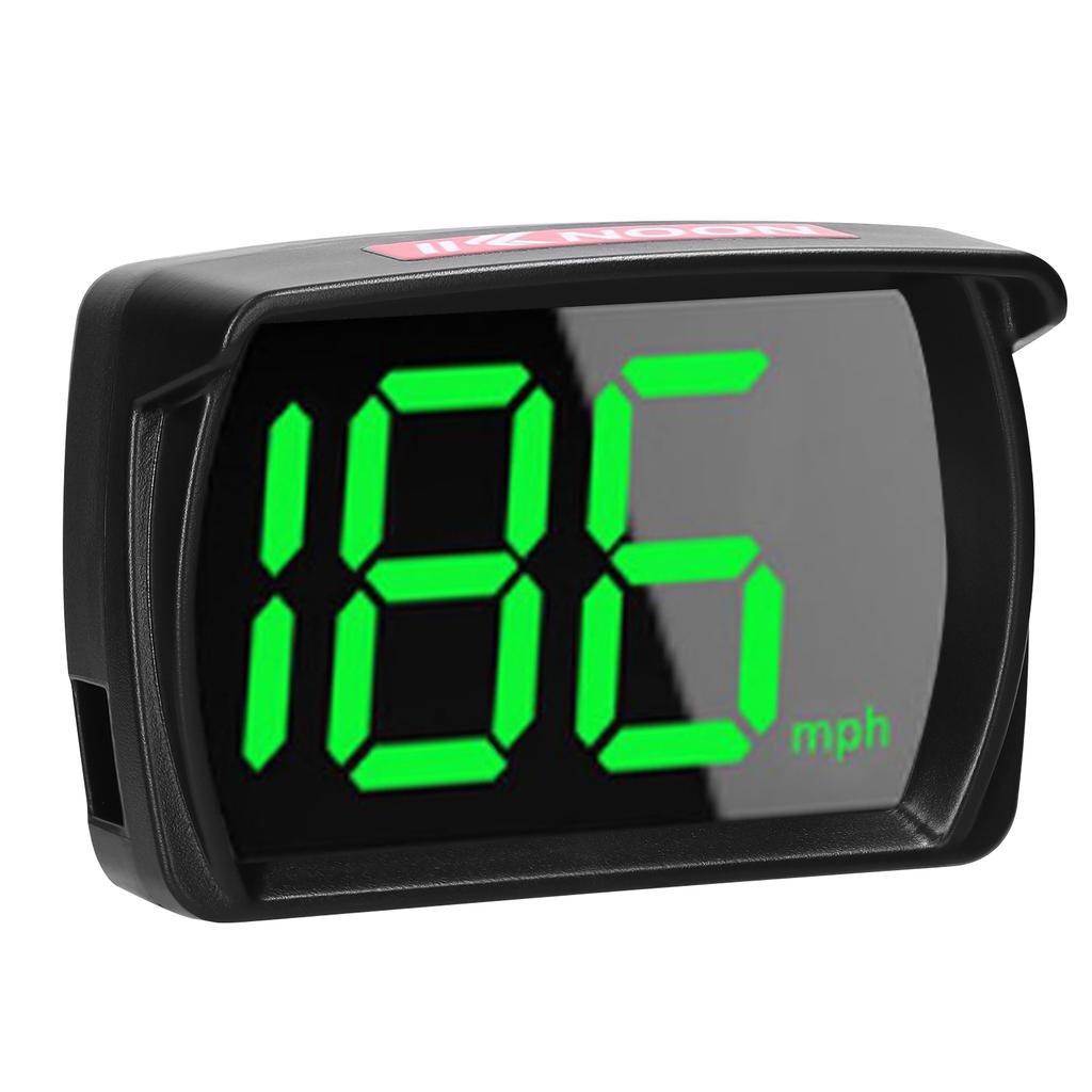 Vitezometru digital KKNOON pentru mașină KMH MPH GPS cu afișaj cu fonturi mari LED Încărcare pentru mașină