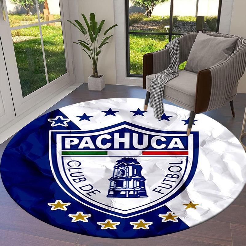 C.F. Pachuca Round Area Rug,Carpet Rug for Living Room Bedroom Sofa Playroom Decor,Non-slip Floor Mat