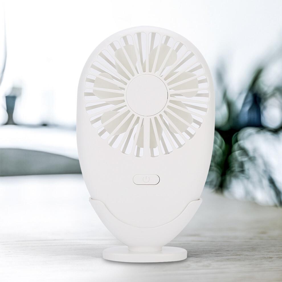 Quiet Operation Portable Handheld Fan, Multi-Functional Design Including Built-In Led Light, Adjustable Speeds, Usb Rechargeable, Compact And