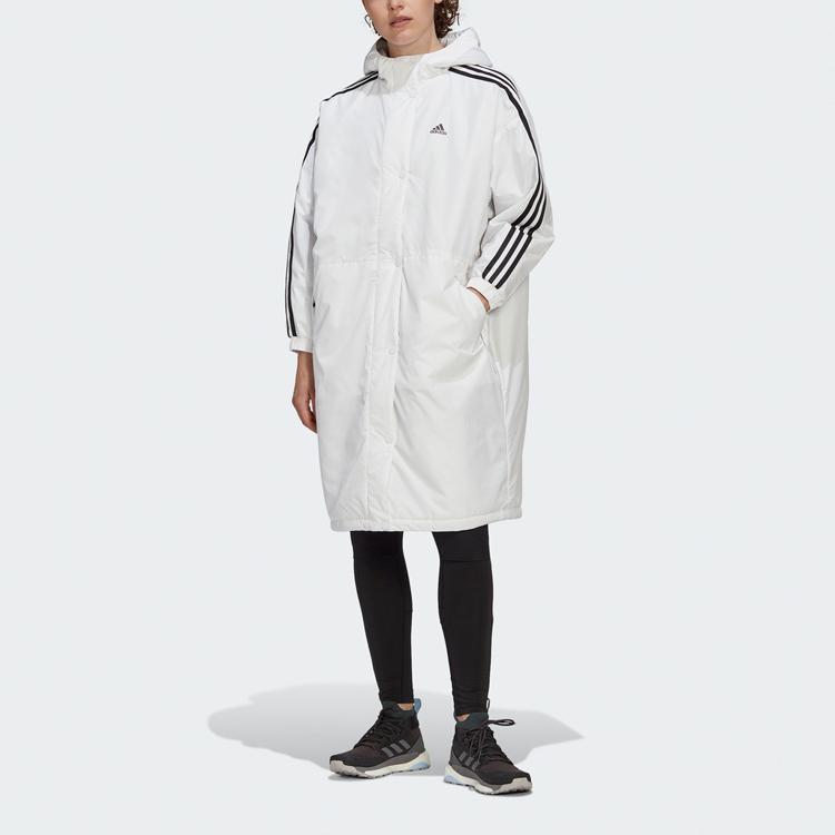 Adidas W Insulated Coat Outdoor Sports Long Sleeve Cotton Jacket Women Jacket White GF0026