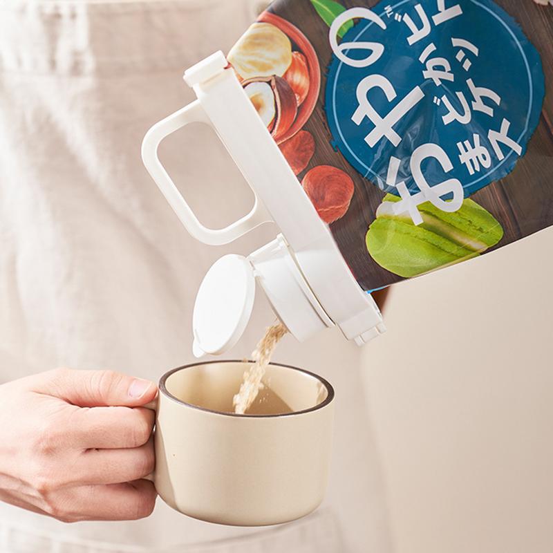 Food Sealing Clip Food Pouch Clip With Lid Reusable Multifunctional Airtight Waterproof Snack Clip For Food Storage Packages