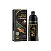 EELHOE Schwarzes Haarfärbeshampoo, 3-in-1, Wachstum, sauberes Haar, Verdunkelung, tiefenwirksame Pflege, schwarzes Haarfärbeshampoo, natürliche organische Kräuter