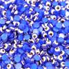 50Pcs Blue Eyes 3D Resin Nail Art Charms Beads, Nail Jewelry for DIY Nail Tips Manicure Accessories 6mm