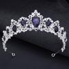 Baroque Big Water drop Tiara For Women Wedding Crown Birthday Party Elegant Crown Bridal Hair Jewelry Accessories