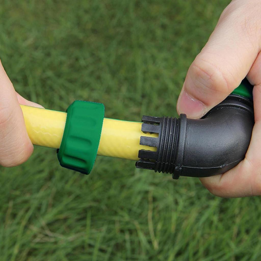 ABS Garden Water Connector Soft Water Pipe Elbow Faucet Joint Garden Irrigation Hose Rapid Connection Adapter