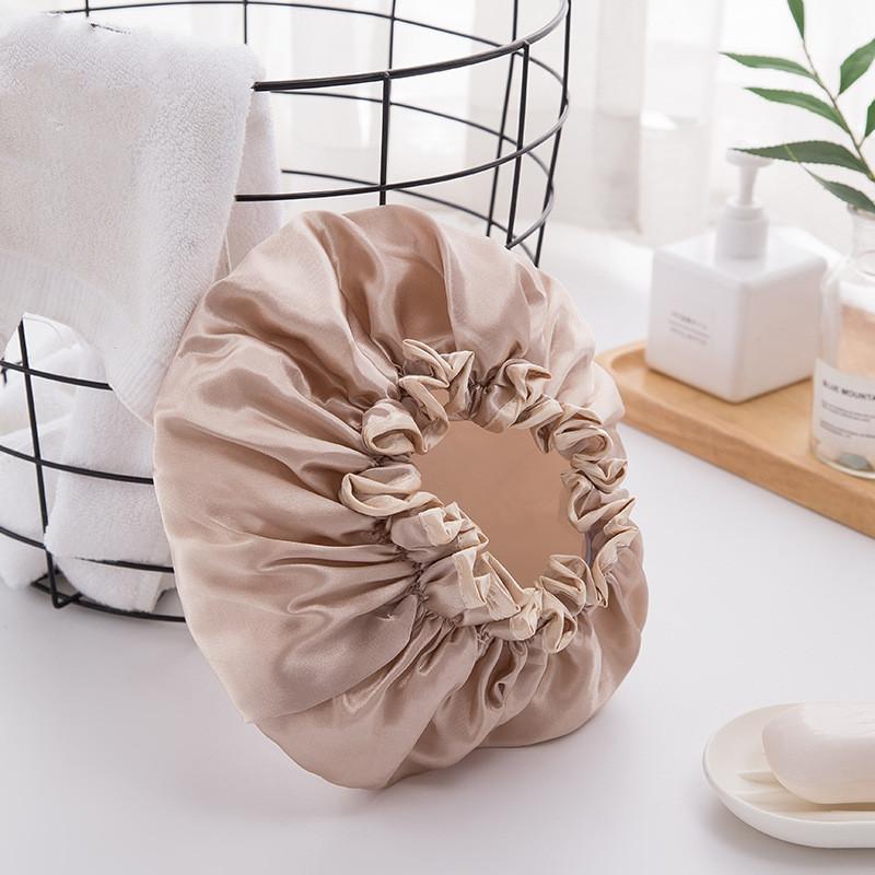 Waterproof Bathroom Shower Cap Thicken Elastic Bath Hat Hair Cap for Women Beauty Hair Salon Dot Products Bathroom Accessories