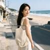 Korean Chic Crochet Mesh Shoulder Bag – Women’s Hand-Knitted Large Tote for Summer Beach