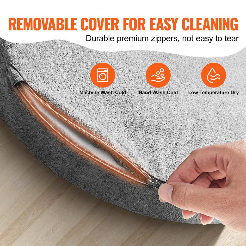 SucceBuy Play Couch Kids Sofa Toddler Foam Sofa Couch W/ High-density 25D Sponge for Playing Creativing Sleeping Kids Furniture