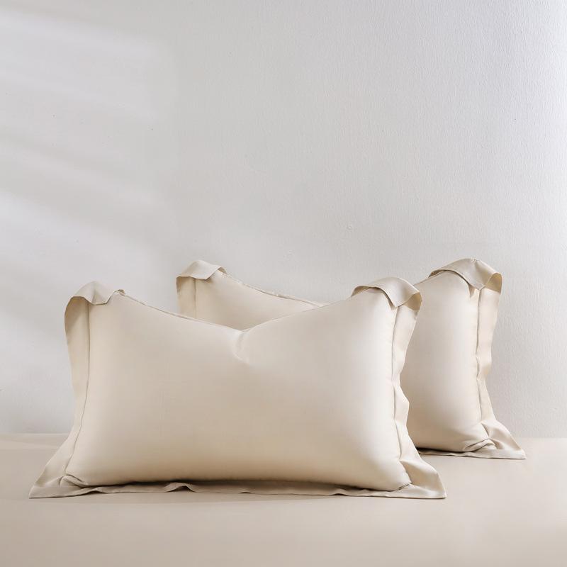 Solid color Class A 100 Tencel pillowcases Silky smooth summer cool ice silk pillowcases 48X74cm silk pillowcases