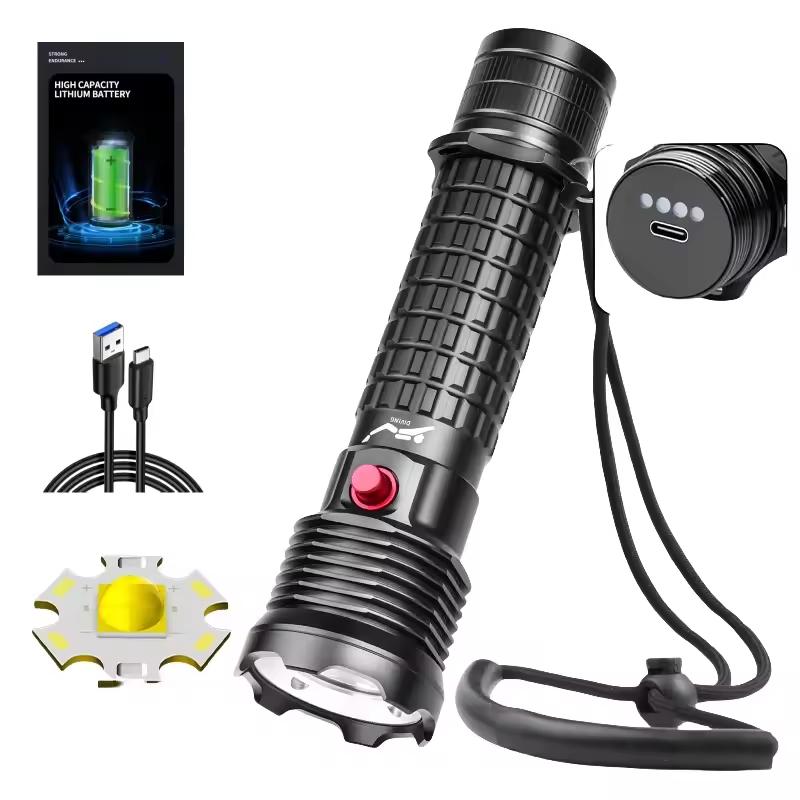 Professional Spearfishing Hunting Scuba XHP70 LED Dive Light IPX8 Waterproof Diving Flashlight 18650 Torch Underwater Flashlight