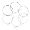 6Pcs 10-46 Electric Guitar Strings Brilliant Sound Quality Strings