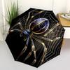 Glow In the Dark Spider Web Sticker Decal for Car Laptop Window BumperUmbrella with Cute Design,Portable 3-Fold Compact Umbrella for Men&Wom
