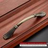Aolaya European Bronze Cabinet Drawer Zinc Alloy Antique Green Handle
