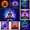 VIKAMA Sacred Space Collection Chakra and Buddha Mandala Yoga Mats and Wall Hangings Meditation Spiritual Gifts