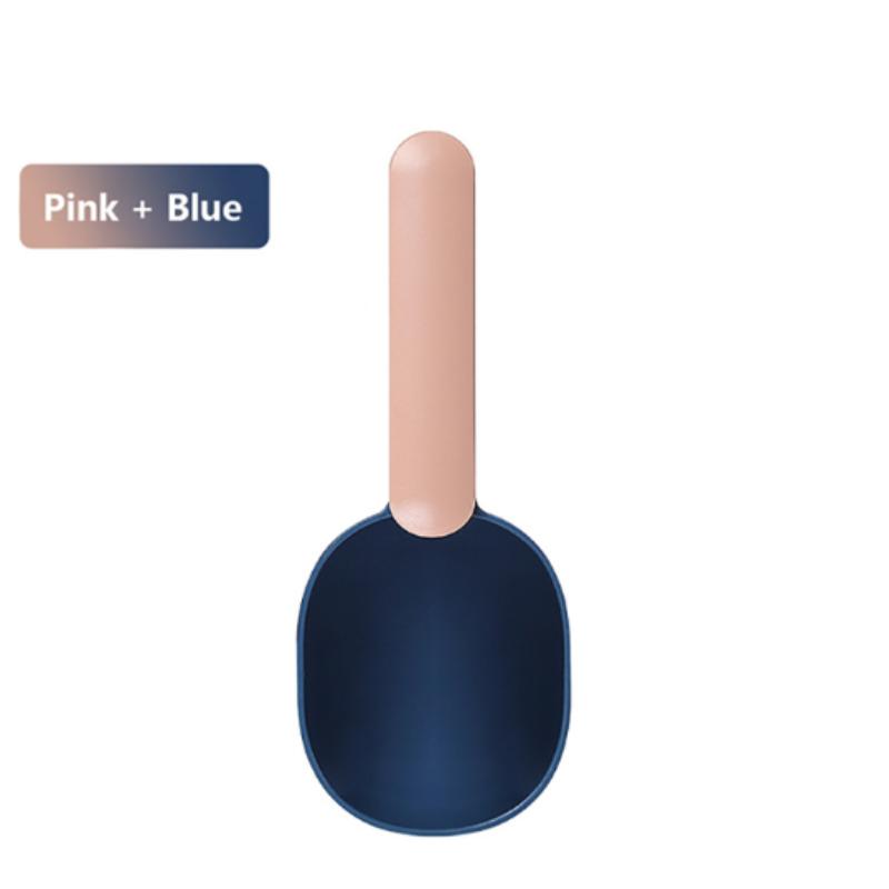 Hundefutterschaufel, multifunktionaler Futterlöffel für Haustiere mit Verschlussclip, spezieller Messlöffel aus hochwertigem Kunststoff für Katzenfutter