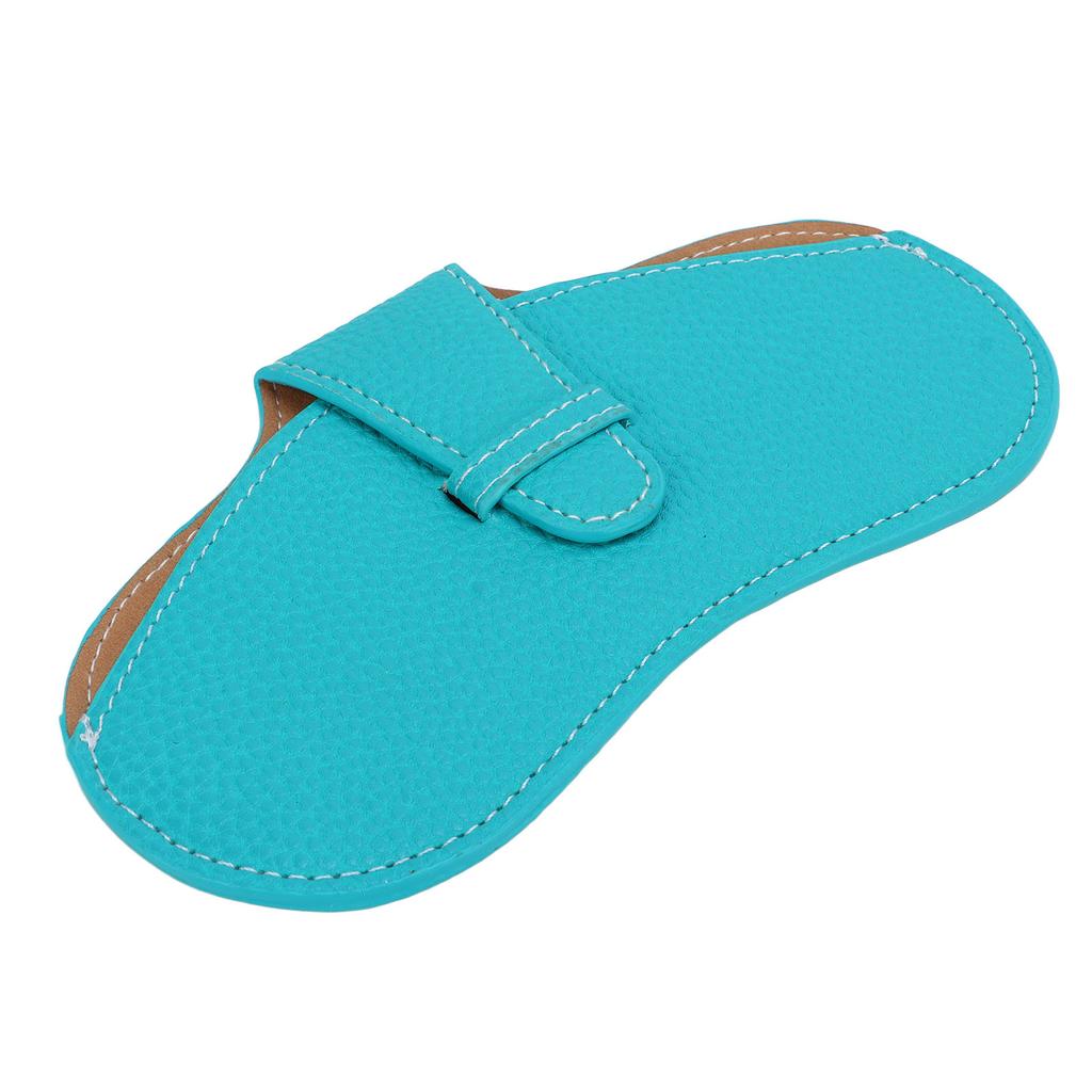 Leather Sunglasses Case Portable PU Leather Eyeglass Case Leather Wear Resistant Simple Eyeglass Case for Sunglasses