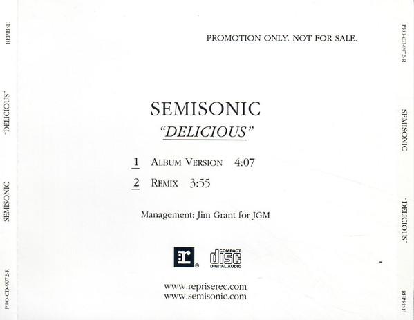 CD SEMISONIC Delicious PROCD9972R Reprise Records 1999 США Рок Б/у