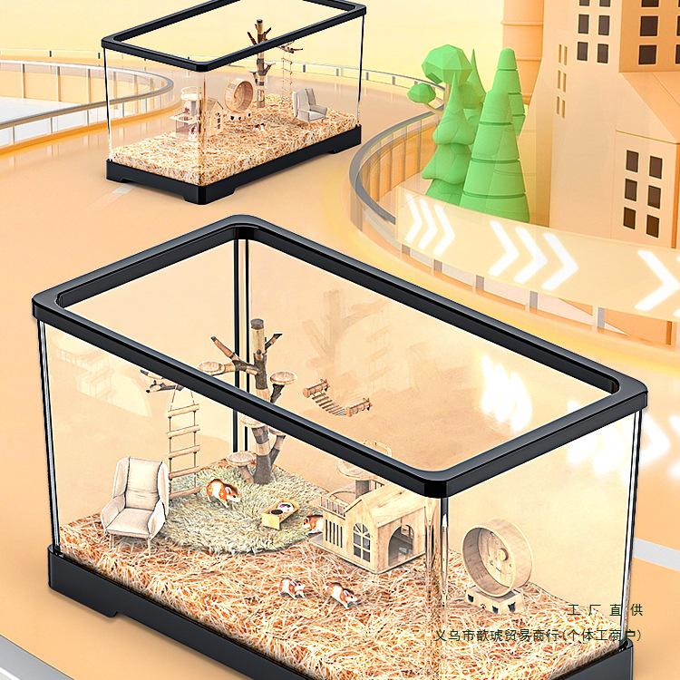 Large Acrylic Hamster & Chinchilla Cage Villa Breeding Box
