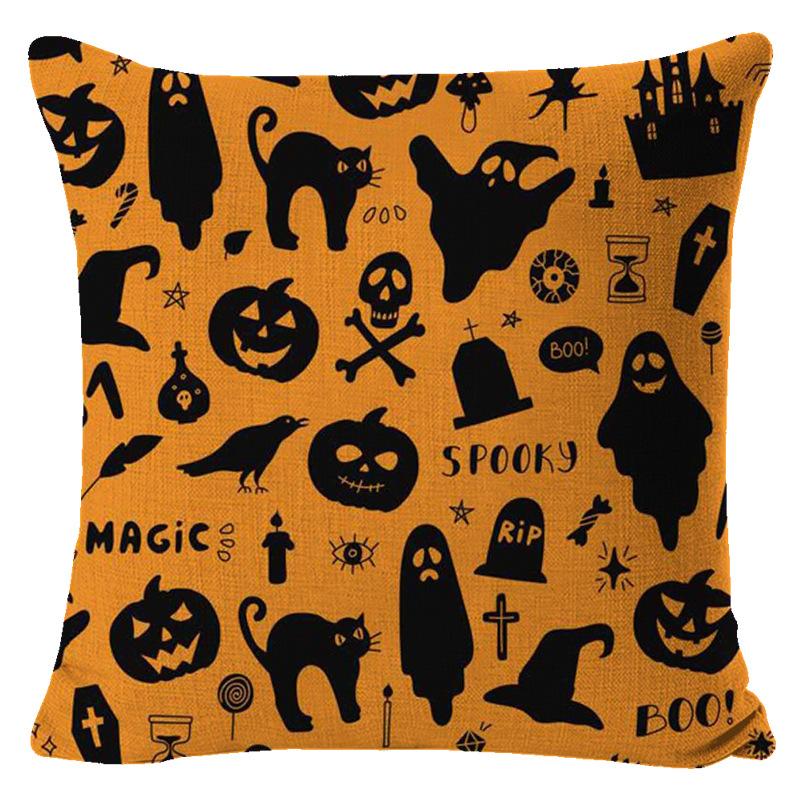 New Halloween Pillow Case Halloween Pillow Core Bed Home Decoration Bedside Cushion