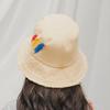 Women Wide Brim Sun Hat Cotton Fisherman Cap  for Out Travel