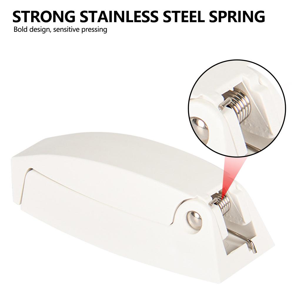 Motorhome Caravan Door Catch Holder Latch for Truck Van Travel Baggage Rv Camper Accessories Trailer White ABS Auto Styling