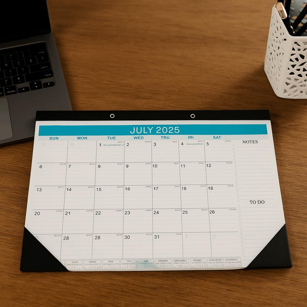 Spacious Wall Calendar Monthly Layout 18-Month Calendar Hanging Calendar  Office
