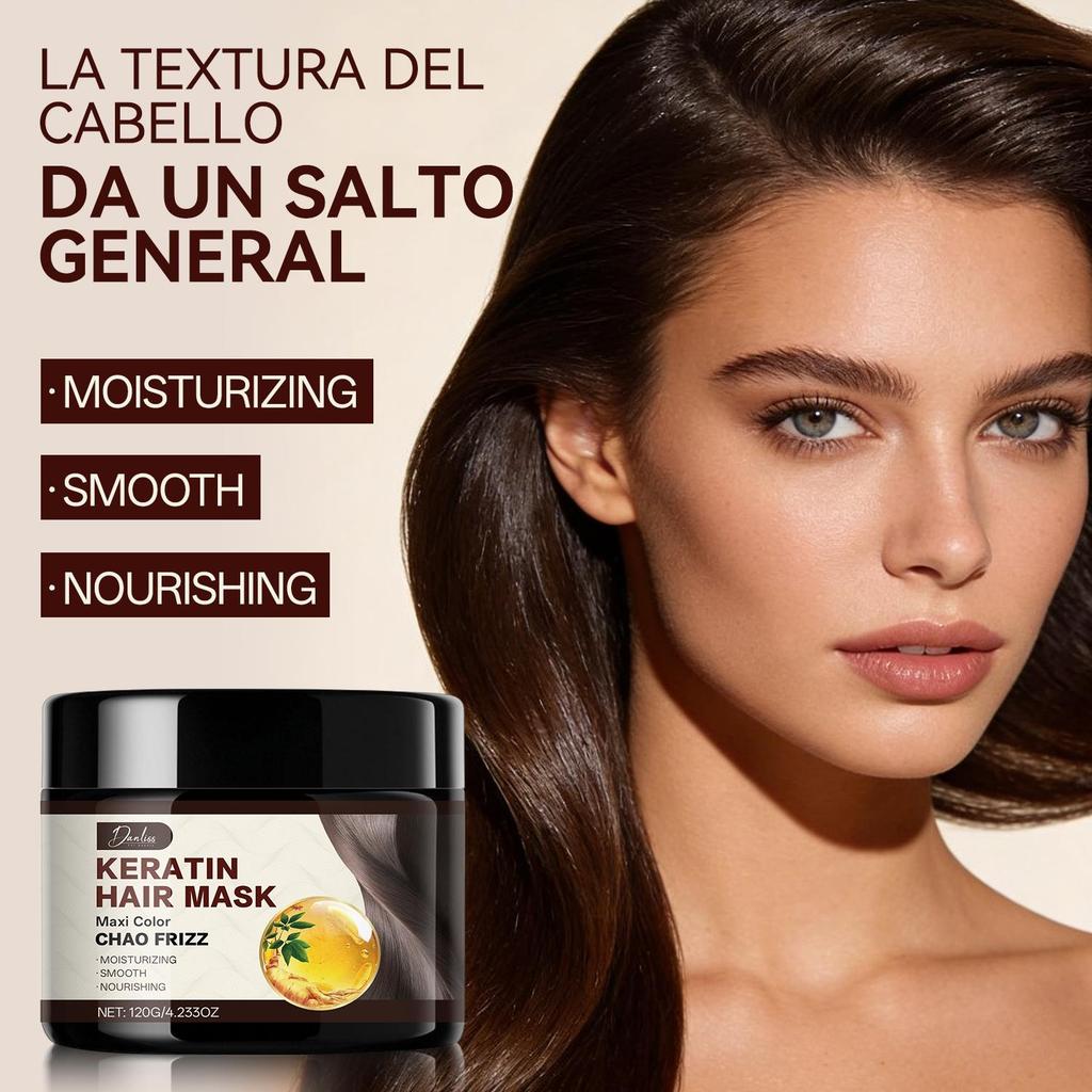 Keratin Hair Mask-Deep Conditioning For Hair-Moisturizing, Smooth And Nourishing-Prevent Future Breakage-Suitable For All Hair Types, 120g