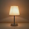 1 Stück Massivholz Stoff USB Kleine Tischlampe Schlafzimmer Nachttischlampe Arbeitszimmer Studentenwohnheim LED Nachtlicht Kreative Atmosphärenleuchte Dekoration