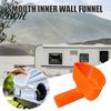 One-piece 3D Printed Funnel RV Fresh Water Tank Filling Funnel, Trailer Inlet No Spill Filler For with Wide Mouth, Compatible Standard Port Burr-free