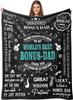 Idea Gifts For Dad Blankets for Father's Day Mother's Day Anniversary Birthday Thanksgiving for Mom Uncle Aunt Grandpa Grandma