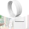 Exhaust Hose Extension 15cm Long for Portable Air Conditioner 150mm Vent Pipe with Reinforced Steel Ring Frame